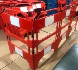 Барьер дорожный складной пластиковый раздвижной съемный (арт. 25-5083622)