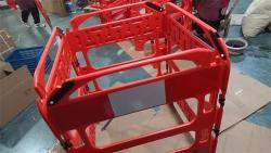 Барьер дорожный складной пластиковый раздвижной съемный (арт. 25-5083622)