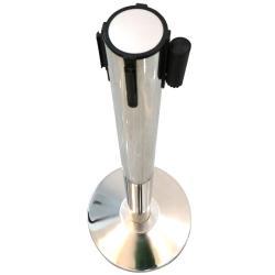 Стойка барьерная с выдвижным ремнем из нержавеющей стали (арт. 25-5083625)