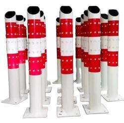 Боллард светодиодный солнечный сигнальный алюминиевый мигающий (арт. 25-5083629)