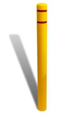 Боллард пластиковый уличный жёлтый UV-стойкий 4 и 6 дюймов (арт. 25-5083636)