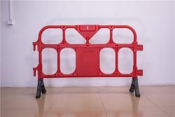 Барьер дорожный пластиковый временный красно-белый (арт. 25-5083638)