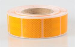 Лента светоотражающая красно-бело-желтая для авто (арт. 25-5083644)