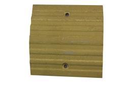 Лежачий полицейский пластиковый желто-черный 250x250x45 мм (арт. 25-5083648)