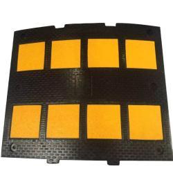 Лежачий полицейский гибкий круглый высоковидимый 500x600x40 мм (арт. 25-5083676)