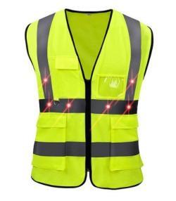 Жилет сигнальный светоотражающий с карманом LED (арт. 25-5083725)