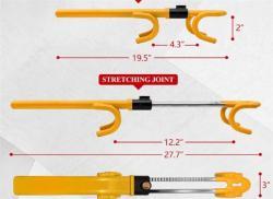 Замок рулевого колеса универсальный стальной желтый (арт. 25-5083787)