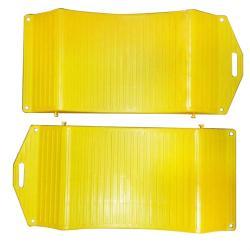 Коврик парковочный изогнутый противоскользящий для шин HDPE (арт. 25-5083793)