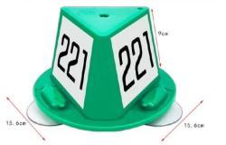 Топпер магнитный конусный с номером и присоской для авто (арт. 25-5083825)