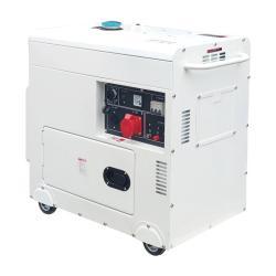 Генератор дизельный бесшумный с электростартером 9KW на колесах (арт. 25-5084180)