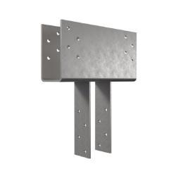 Кронштейн для деревянного столба треугольный с порошковым покрытием (арт. 25-5084480)