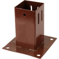 Кронштейн для столба 4x4 черный оцинкованный 2 дюйма (арт. 25-5084482)