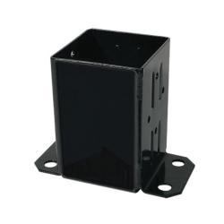 Кронштейн для столба 4x4 черный оцинкованный 2 дюйма (арт. 25-5084482)