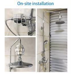 Фильтр для душа с витамином C и блокировкой примесей (арт. 25-5084831)