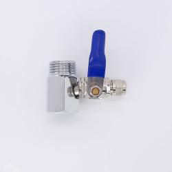 Кран для системы RO из нержавеющей стали с тройником (арт. 25-5084842)