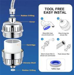 Фильтр для душа водоочиститель с УФ защитой (арт. 25-5084855)