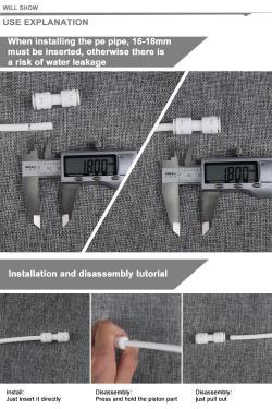 Кран шаровой пластиковый ручной для фильтра очистки воды (арт. 25-5084861)