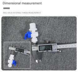 Кран шаровой пластиковый ручной для фильтра очистки воды (арт. 25-5084861)