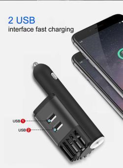 Очиститель воздуха автомобильный ионизатор с USB компактный (арт. 25-5084957)