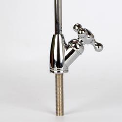 Смеситель кухонный гусак однорычажный нержавеющий (арт. 25-5084980)