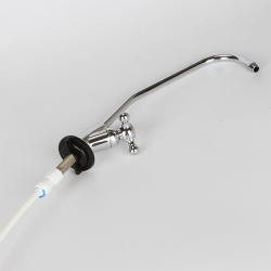 Смеситель кухонный гусак однорычажный нержавеющий (арт. 25-5084980)