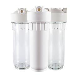 Корпус пластиковый пищевой квадратный 10 дюймов белый/прозрачный (арт. 25-5085117)