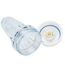 Корпус пластиковый пищевой квадратный 10 дюймов белый/прозрачный (арт. 25-5085117)