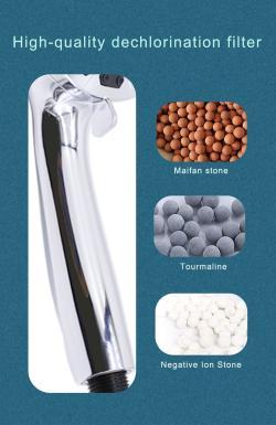 Лейка для душа высокое давление с ручным душем (арт. 25-5085125)