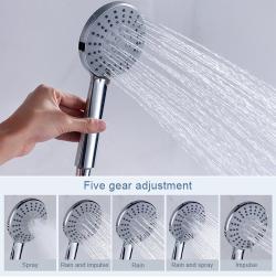 Лейка для душа портативная 5 режимов высокая мощность (арт. 25-5085128)