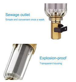 Фильтр предочистки сетчатый для дома с обратной промывкой (арт. 25-5085158)