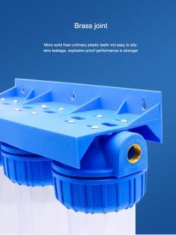 Корпус фильтра прозрачный 10 дюймов угольный картридж (арт. 25-5085165)