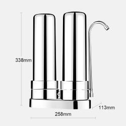 Фильтры для воды трехступенчатые из нержавеющей стали (арт. 25-5085189)