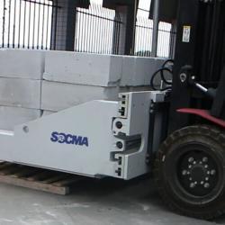 Захват для вилочного погрузчика SOCMA плоский блок класс II (арт. 25-5085410)