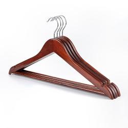 Вешалка деревянная круглая коричневая для одежды (арт. 25-5085750)