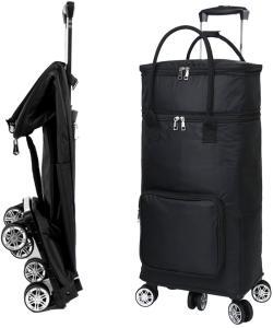 Тележка складная стальная 2-в-1 с изолированной сумкой (арт. 25-5085753)