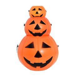Ведро для конфет пластиковое тыква на Хэллоуин для детей (арт. 25-5085768)