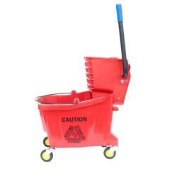 Ведро для швабры пластиковое промышленное с отжимом (арт. 25-5085786)