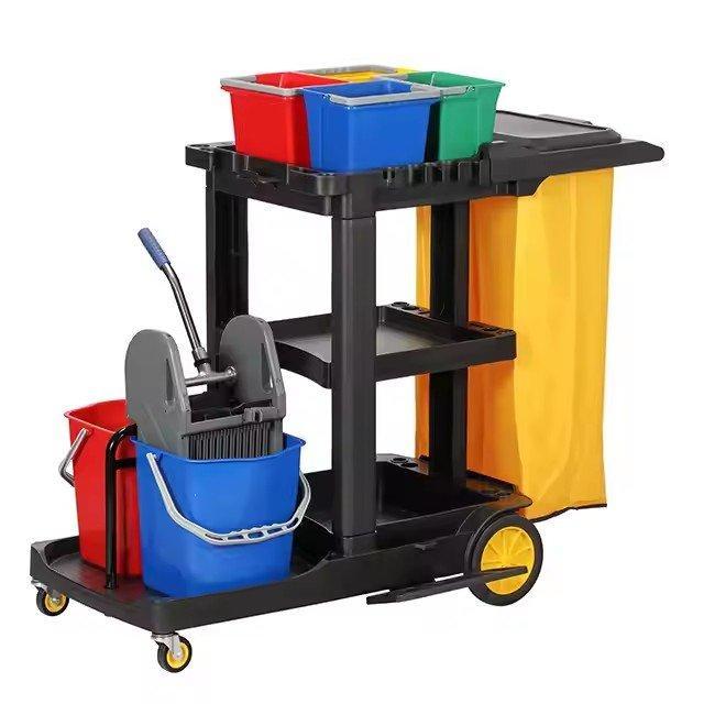 Тележка уборочная складная многофункциональная для отелей (арт. 25-5085817)