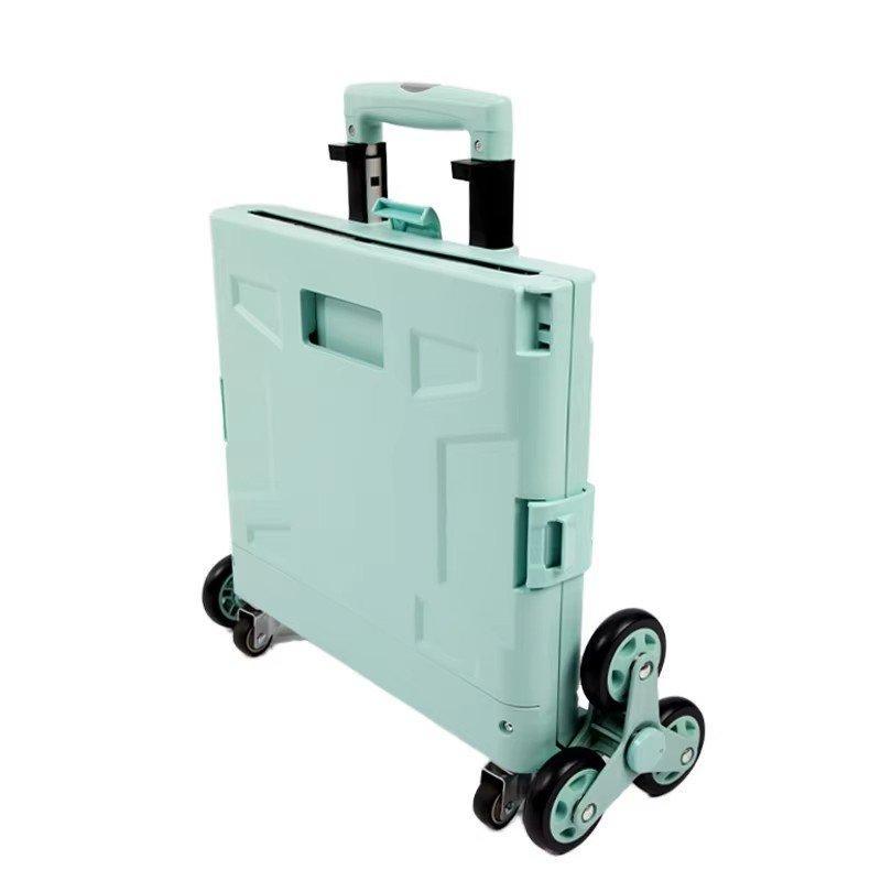 Тележка складная пластиковая для покупок и багажа (арт. 25-5085868)