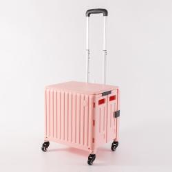 Тележка складная пластиковая для покупок и багажа (арт. 25-5085872)