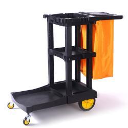 Тележка уборочная пластиковая складная многофункциональная (арт. 25-5085911)