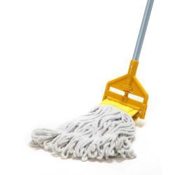 Швабра круглая из микрофибры и хлопка для влажной уборки (арт. 25-5085932)