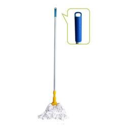 Швабра круглая из микрофибры и хлопка для влажной уборки (арт. 25-5085932)