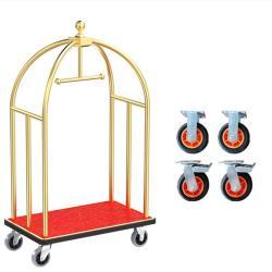 Тележка для багажа складная стальная гостиничная люкс (арт. 25-5085970)