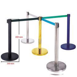 Барьер металлический для контроля толпы с канатом (арт. 25-5085987)