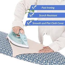 Гладильная доска черная регулируемая с чехлом и креплением (арт. 25-5085989)