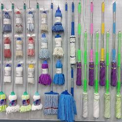 Швабра плоская для сухой и влажной уборки с ведром (арт. 25-5086001)