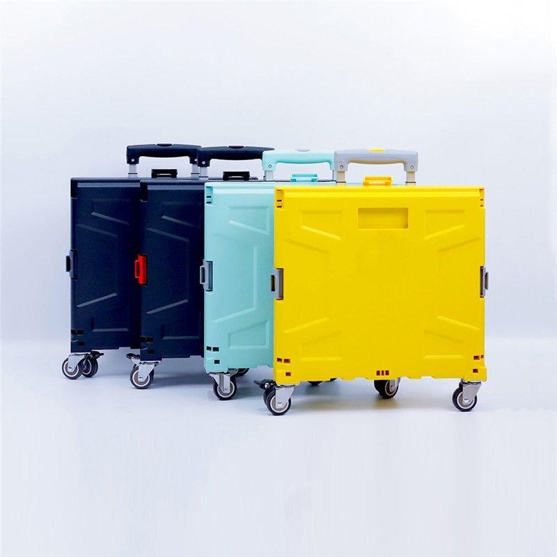 Корзина складная пластиковая экологичная 2-в-1 для покупок (арт. 25-5086003)