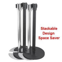 Барьер металлический для контроля толпы с канатом (арт. 25-5086014)