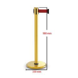 Барьер металлический для контроля толпы с канатом (арт. 25-5086014)